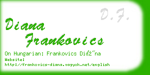 diana frankovics business card